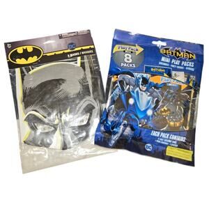 Batman Party Supplies 8 Mini Play Packs & 8 Masks